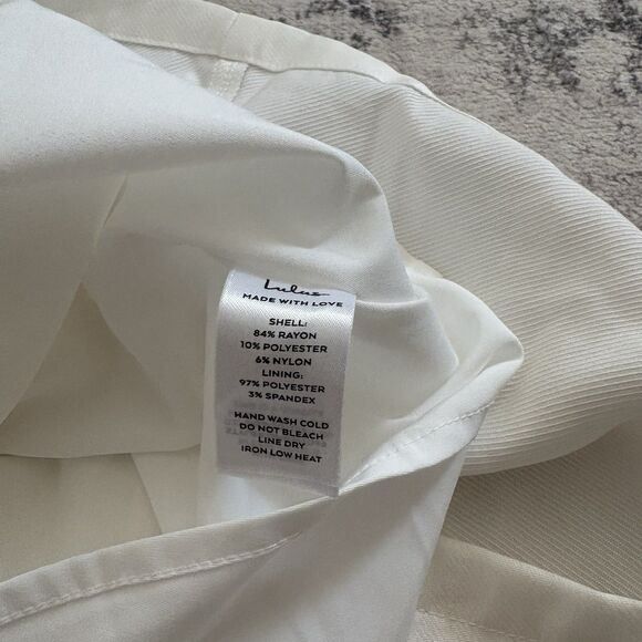 Lulus Sophisticated Selection White Sleeveless Backless Mini Dress Size Medium - Picture 8 of 11